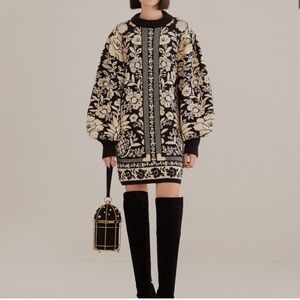 FARM Rio Pineapple Sweater Mini Dress Size Medium